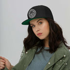 Motorcycles Guns And Whiskey Flat Bill Cap Round - MGW Clothing