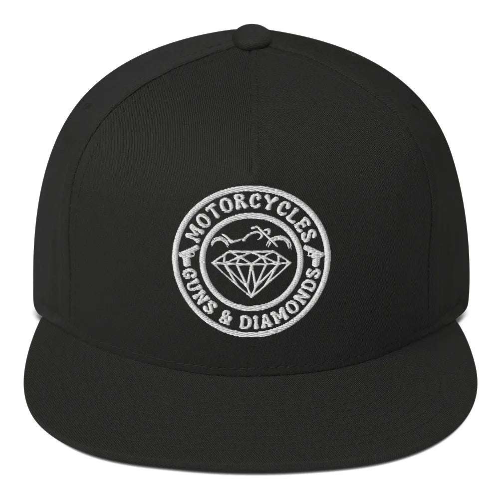 Diamonds Flat Bill Cap Round -MGW Clothing
