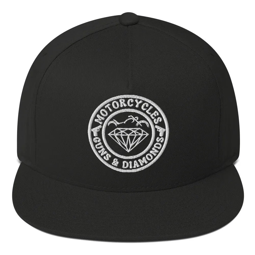 Diamonds Flat Bill Cap Round -MGW Clothing