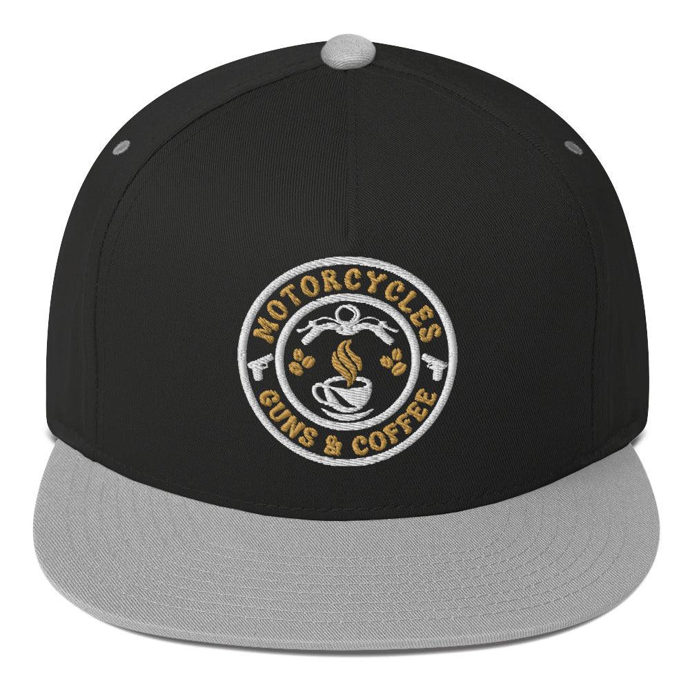 Coffee Flat Bill Hat Round -MGW Clothing