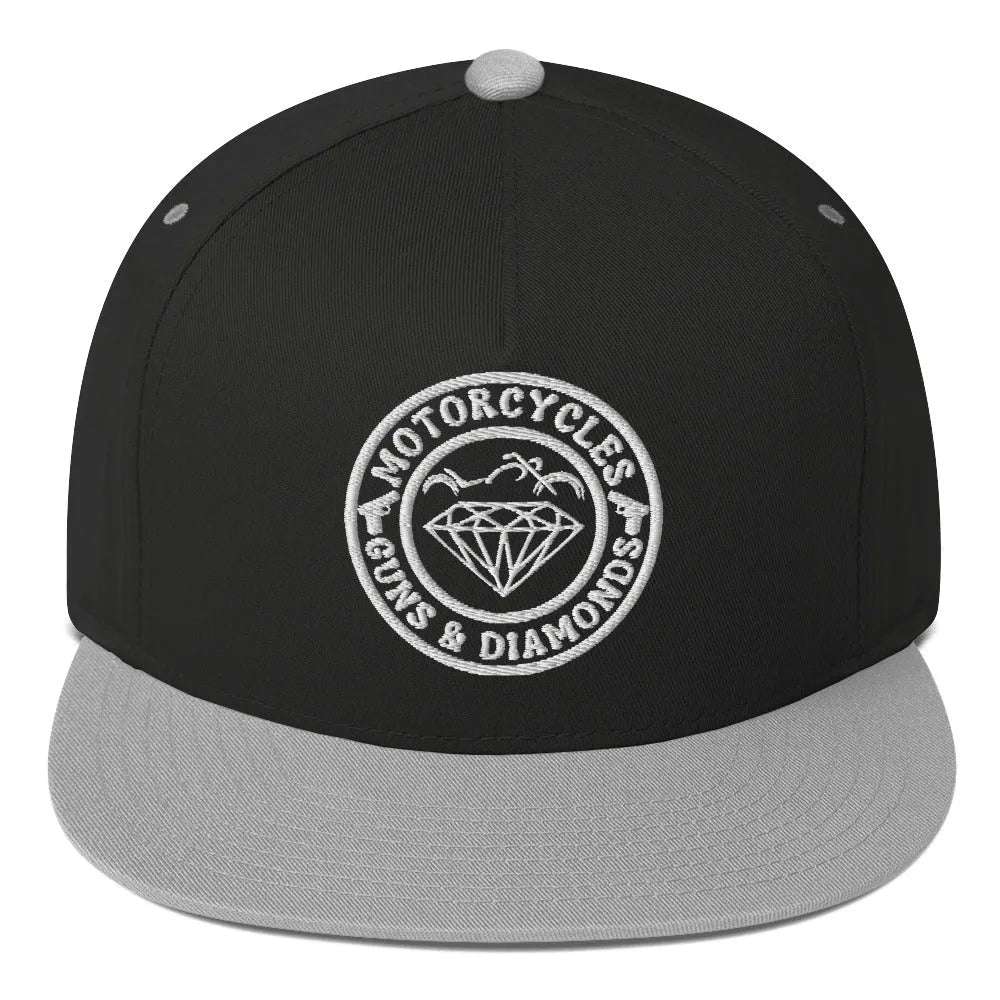 Diamonds Flat Bill Cap Round -MGW Clothing