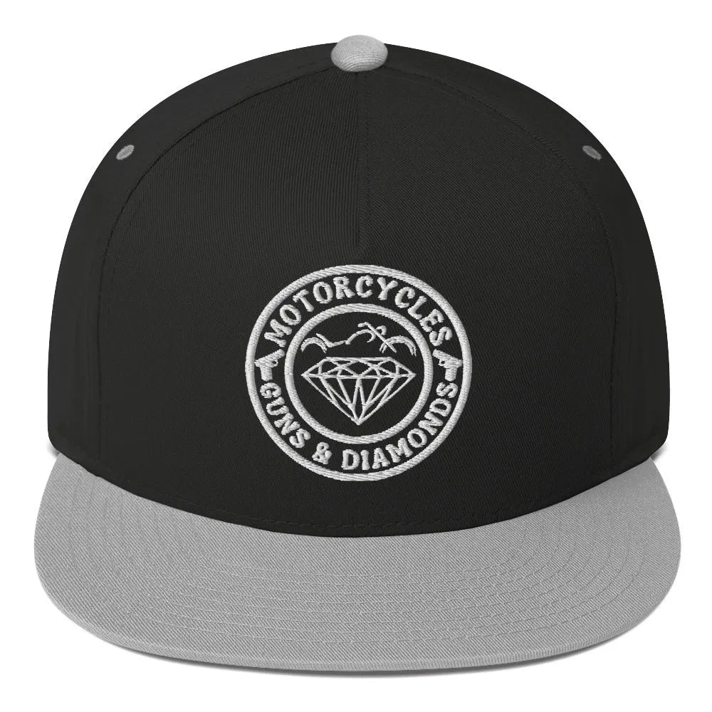 Diamonds Flat Bill Cap Round -MGW Clothing