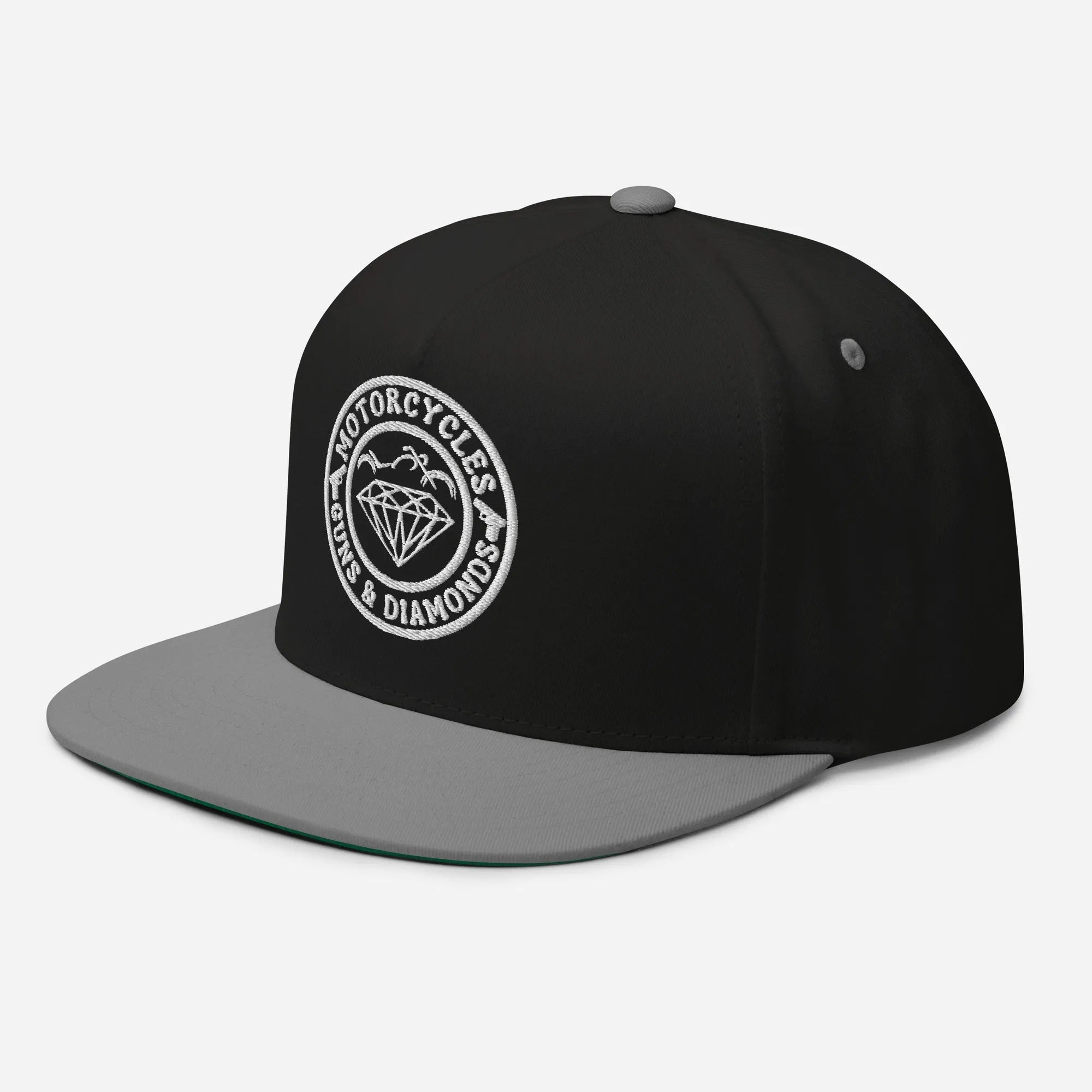 Diamonds Flat Bill Cap Round -MGW Clothing