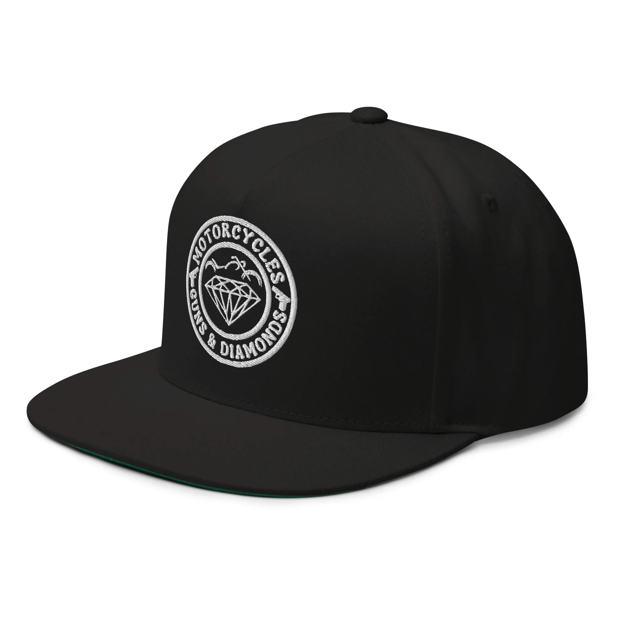 Diamonds Flat Bill Cap Round -MGW Clothing