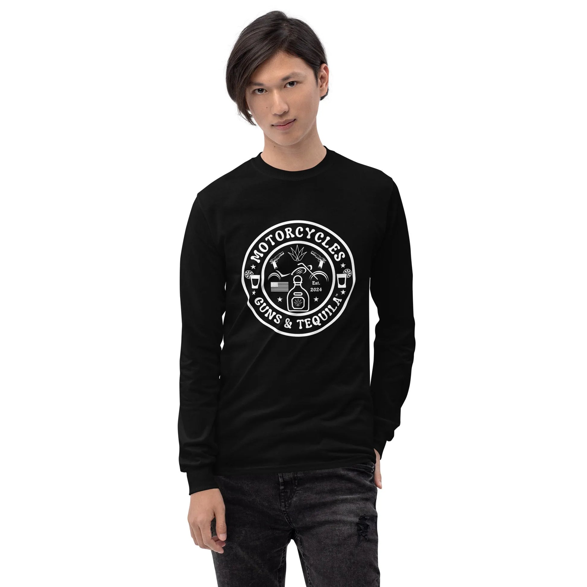 Motorcycles Guns & Tequila Long Sleeve - Unisex - ShopMGW Clothing
