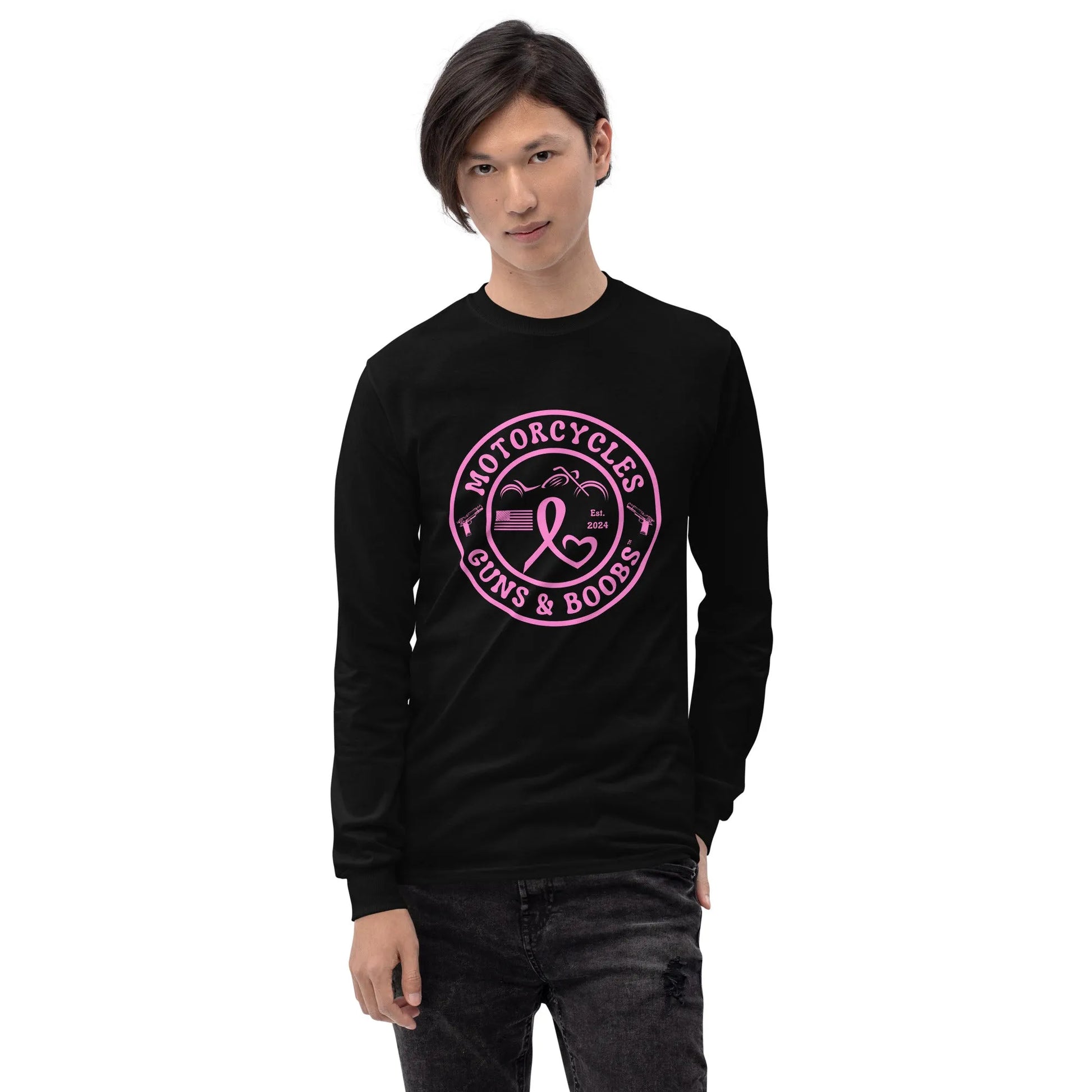 Motorcycles Guns & Boobs Long Sleeve - Unisex -MGW Clothing