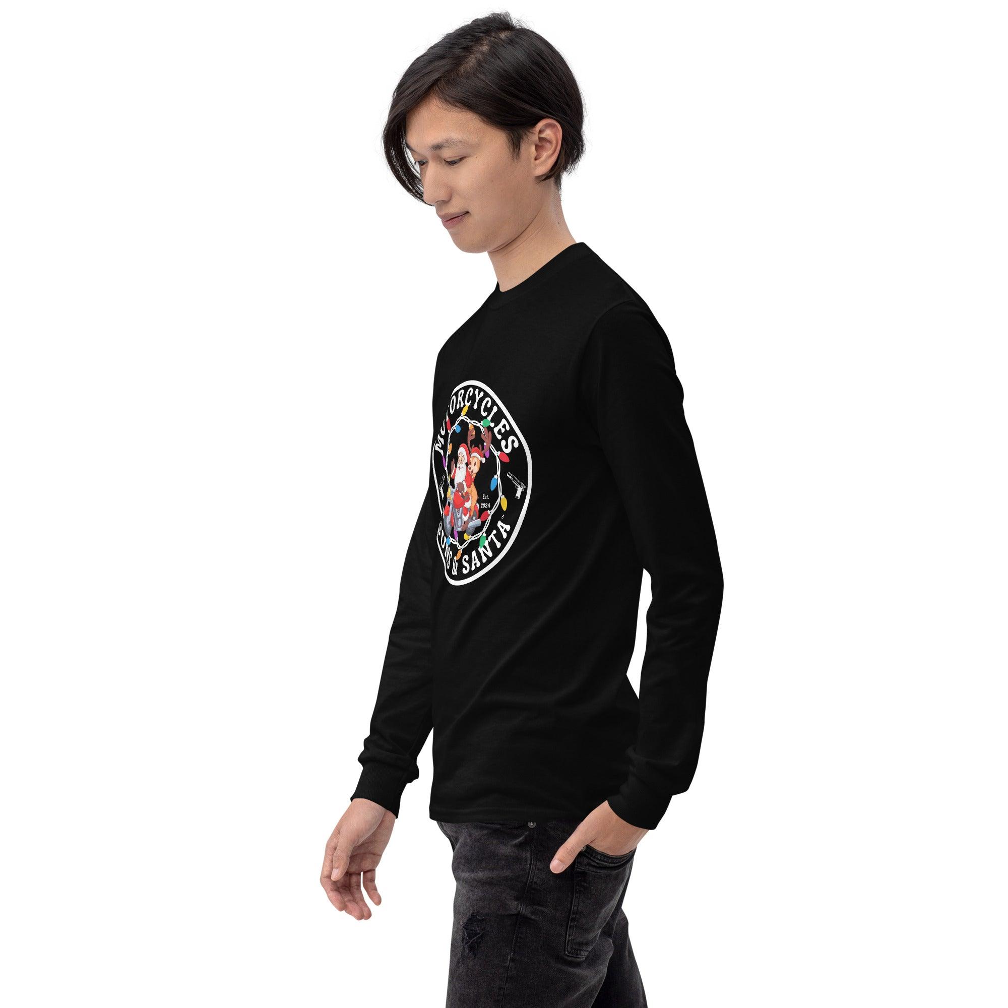 Motorcycles Guns & Santa Long Sleeve - Unisex -MGW Clothing