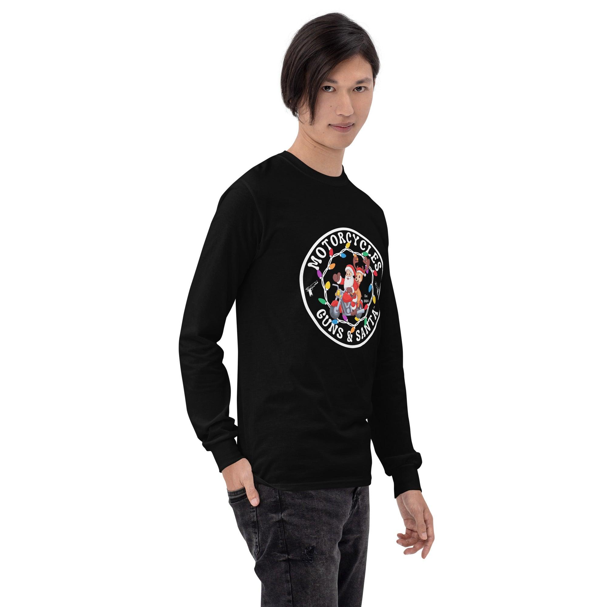Motorcycles Guns & Santa Long Sleeve - Unisex -MGW Clothing
