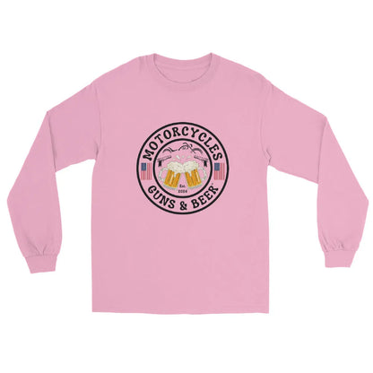 Motorcycles Guns & Beer Long Sleeve - Unisex - ShopMGW Clothing