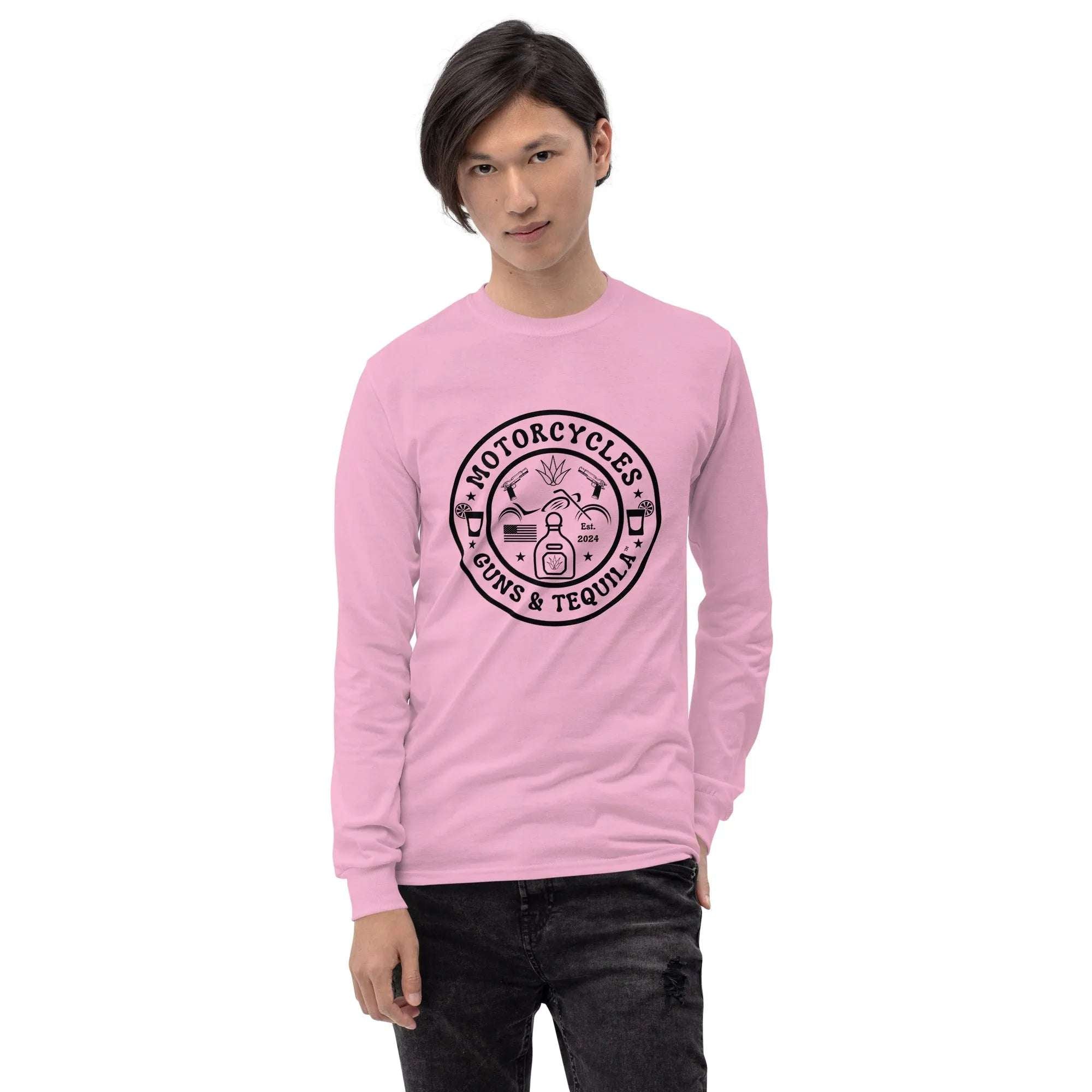 Motorcycles Guns & Tequila Long Sleeve - Unisex -MGW Clothing