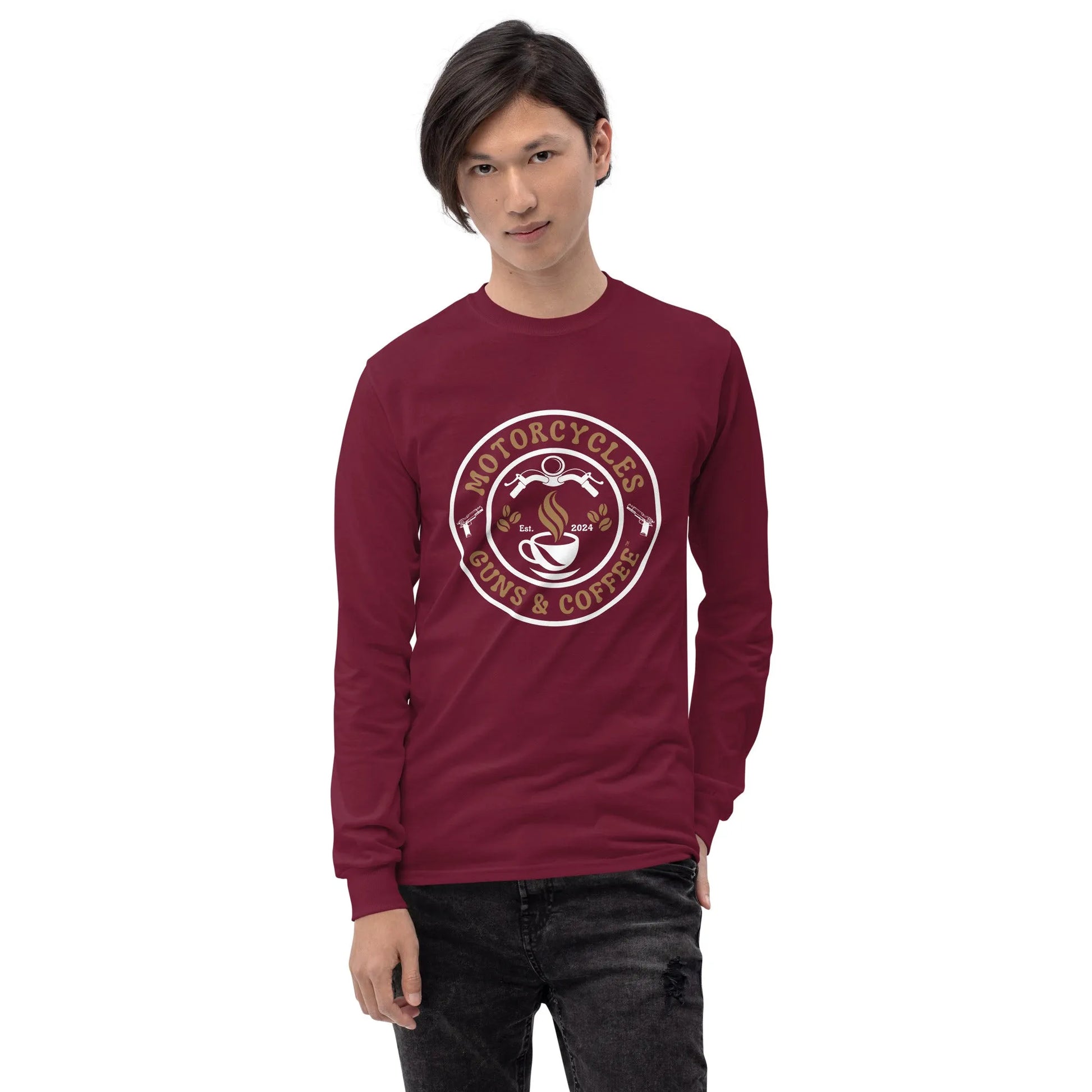 Coffee Long Sleeve Shirt - Unisex -MGW Clothing