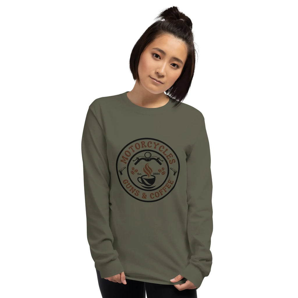 Coffee Long Sleeve Shirt - Unisex -MGW Clothing