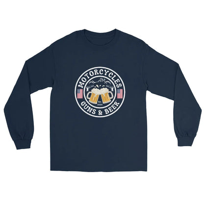 Motorcycles Guns & Beer Long Sleeve - Unisex - ShopMGW Clothing