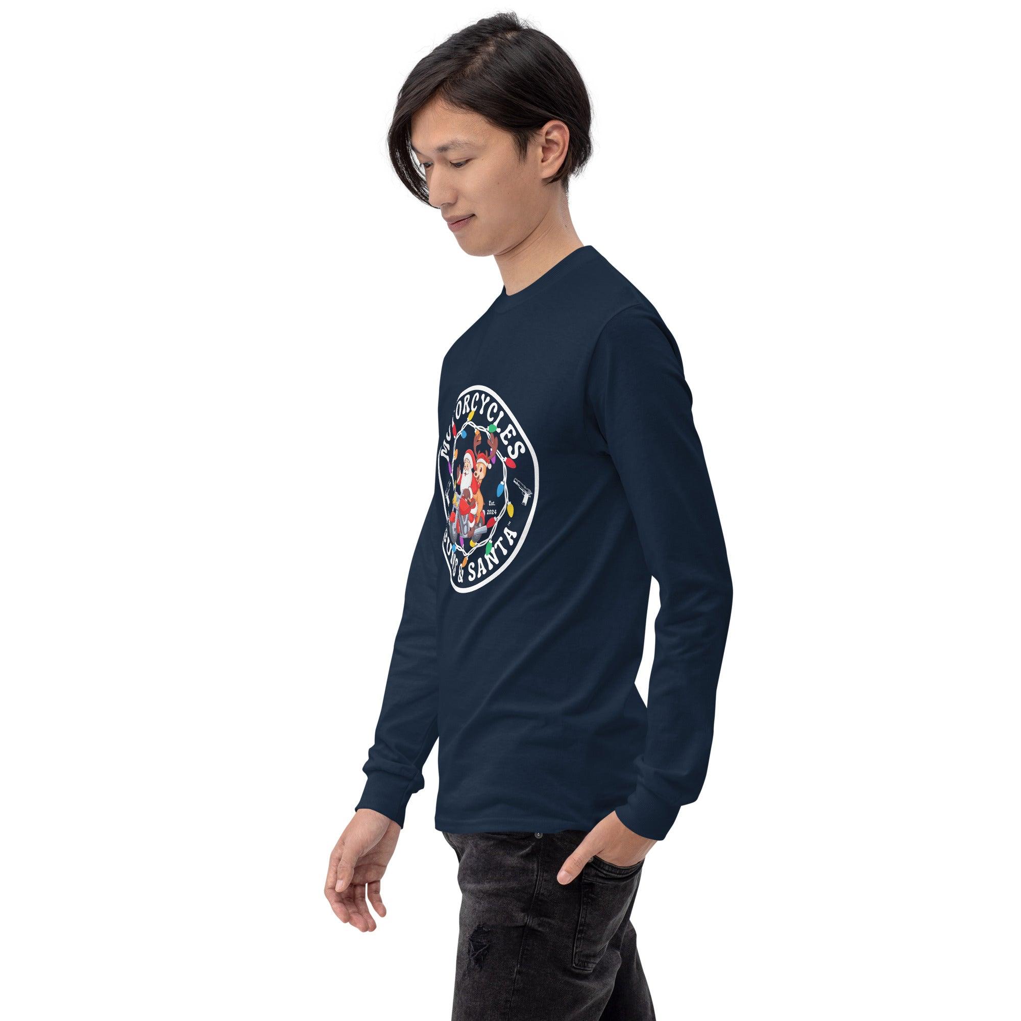 Motorcycles Guns & Santa Long Sleeve - Unisex -MGW Clothing