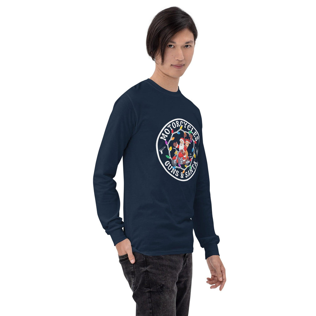 Motorcycles Guns & Santa Long Sleeve - Unisex -MGW Clothing