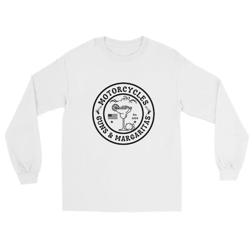 Motorcycles Guns & Margaritas Long Sleeve - Unisex - ShopMGW Clothing