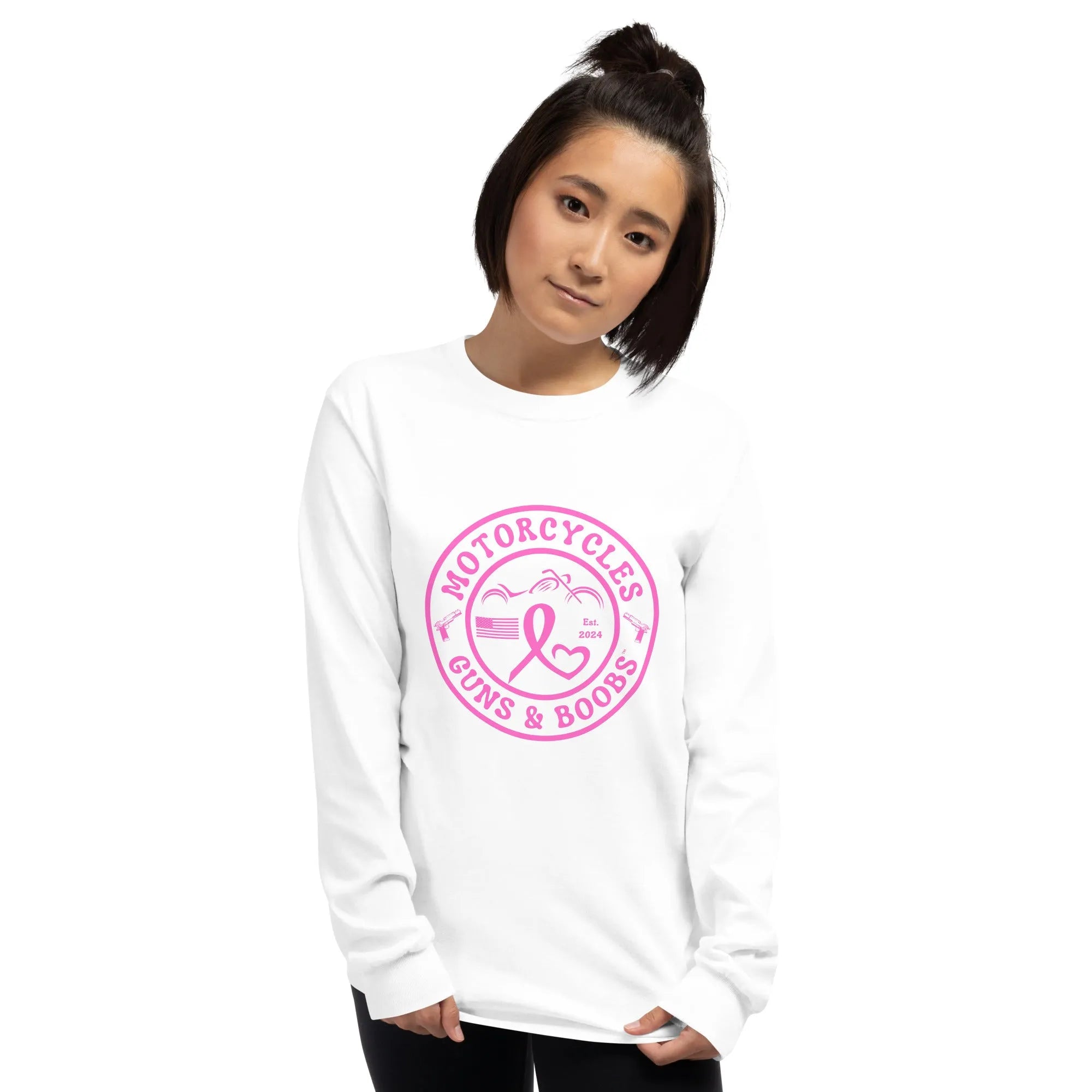 Motorcycles Guns & Boobs Long Sleeve - Unisex -MGW Clothing