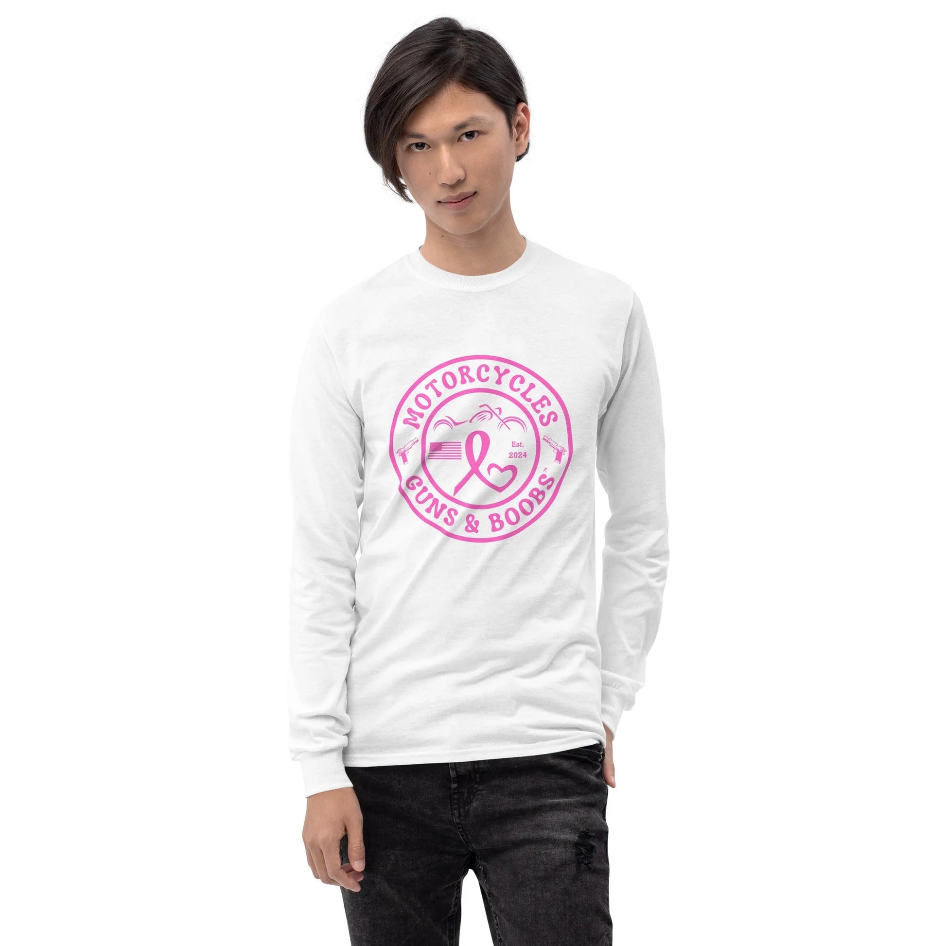 Motorcycles Guns & Boobs Long Sleeve - Unisex -MGW Clothing