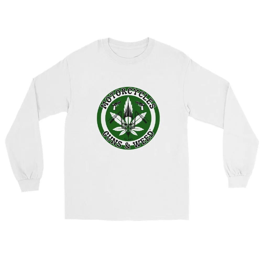 Motorcycles Guns & Weed Long Sleeve - Unisex - ShopMGW Clothing