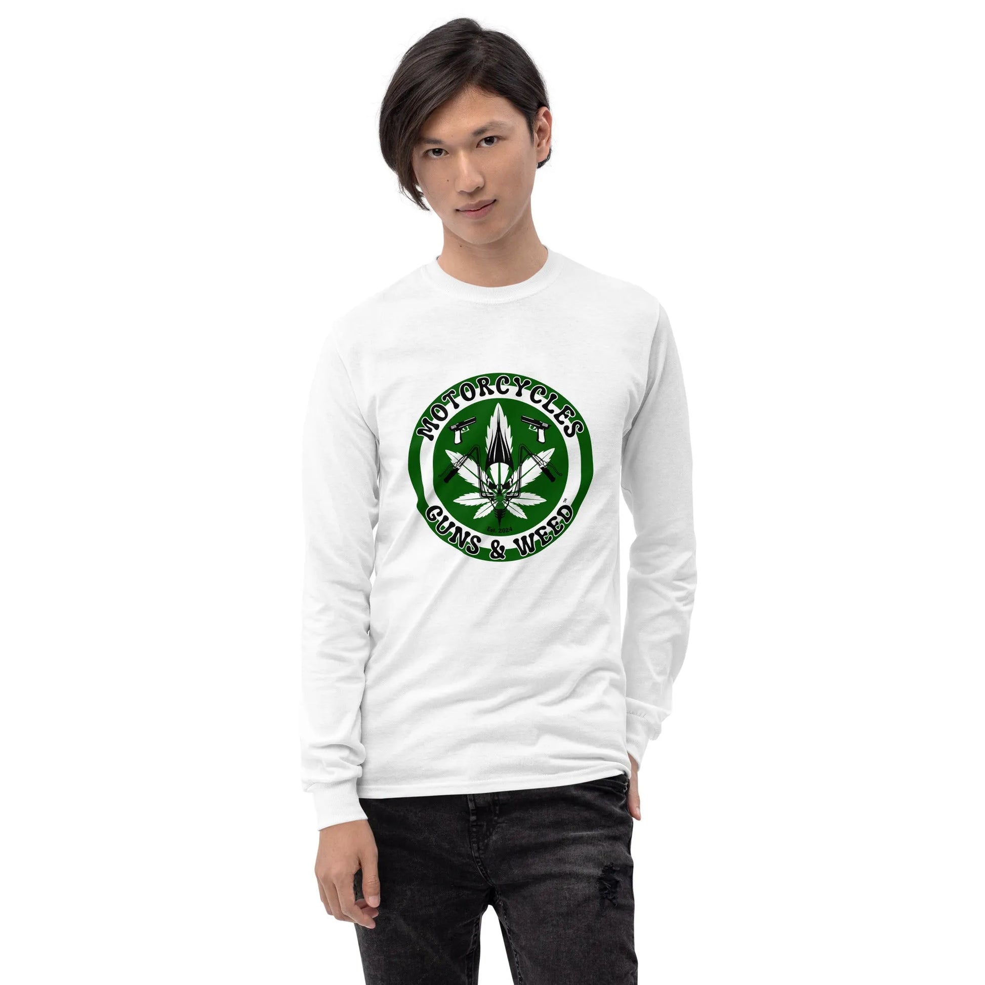 Motorcycles Guns & Weed Long Sleeve - Unisex - ShopMGW Clothing