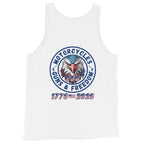 Motorcycles Guns And Freedom 250Th Tank Top - MGW Clothing