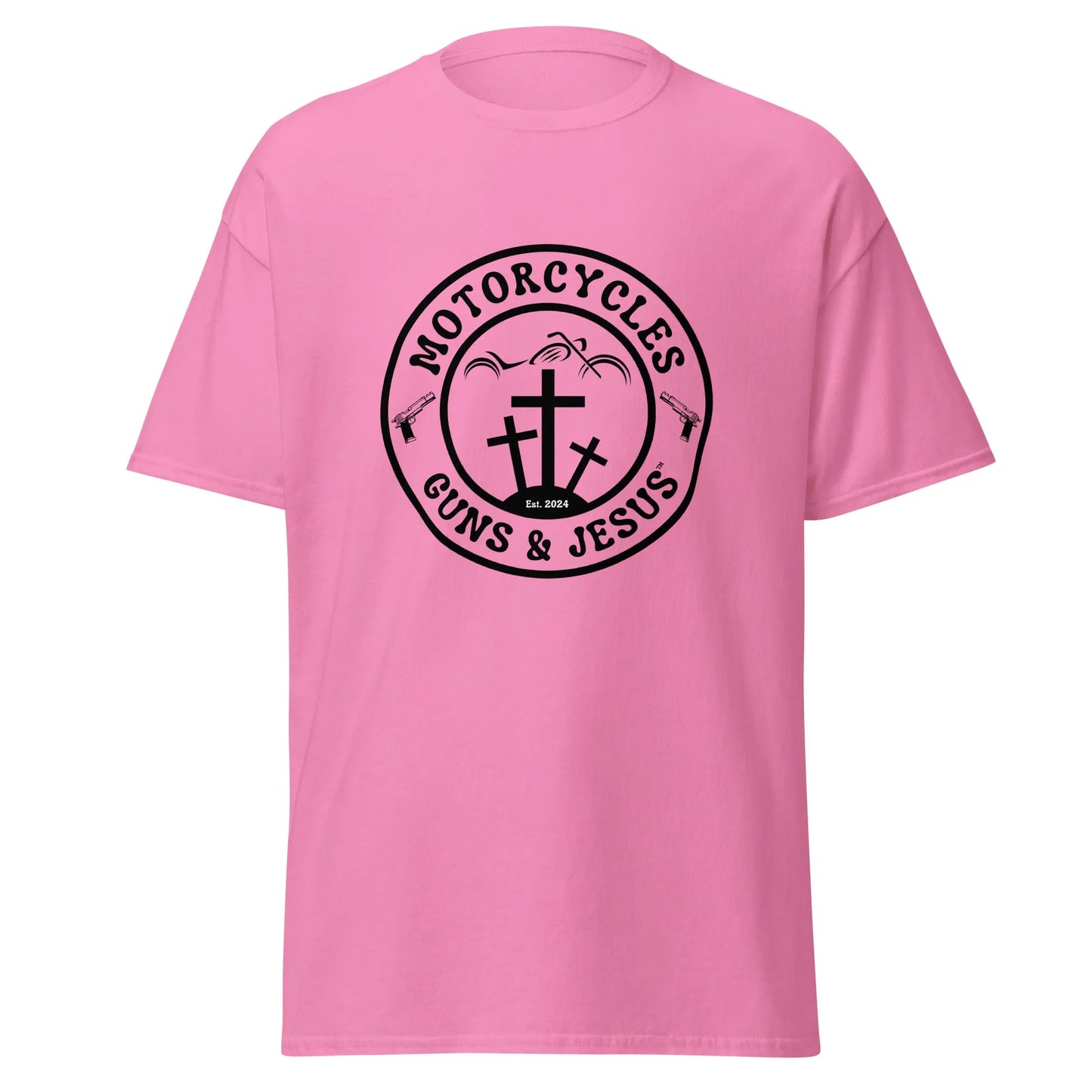 Motorcycles Guns & Jesus T-shirt - Unisex - ShopMGW Clothing