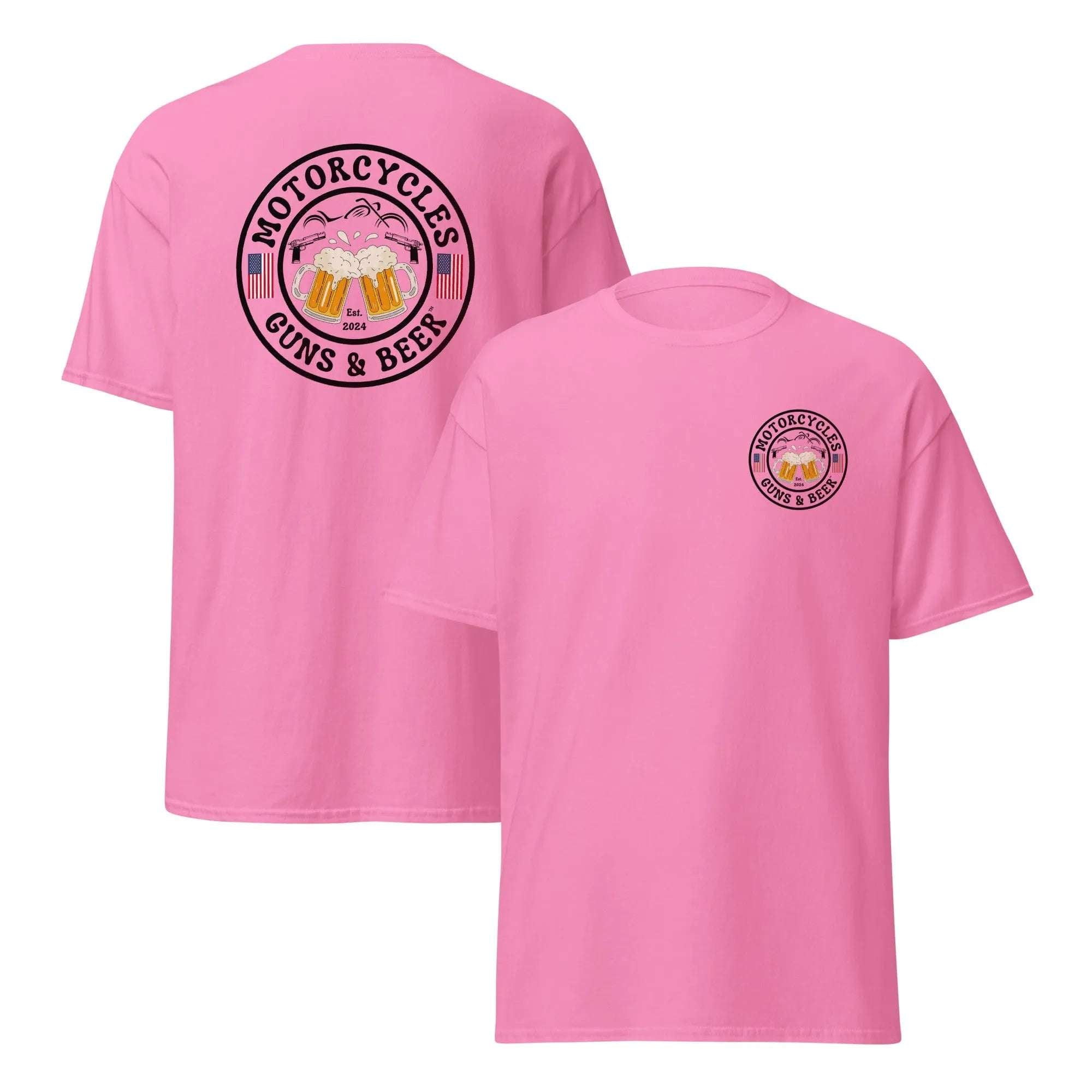 Motorcycles Guns & Beer T-shirt - Unisex -MGW Clothing