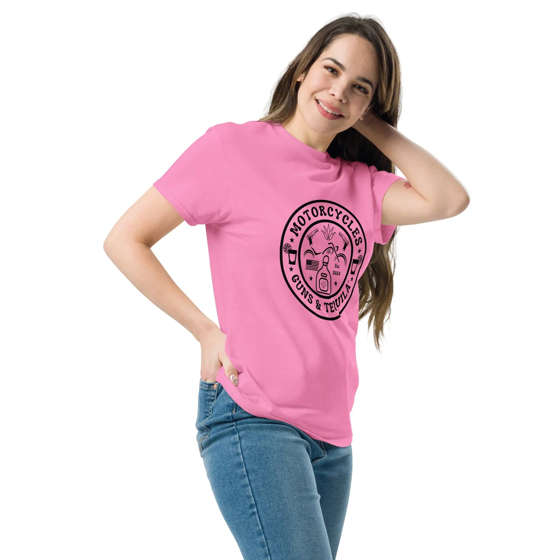 Motorcycles Guns & Tequila T-shirt - Unisex - ShopMGW Clothing