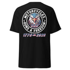 Motorcycles Guns And Freedom 250Th T Shirt Unisex - MGW Clothing