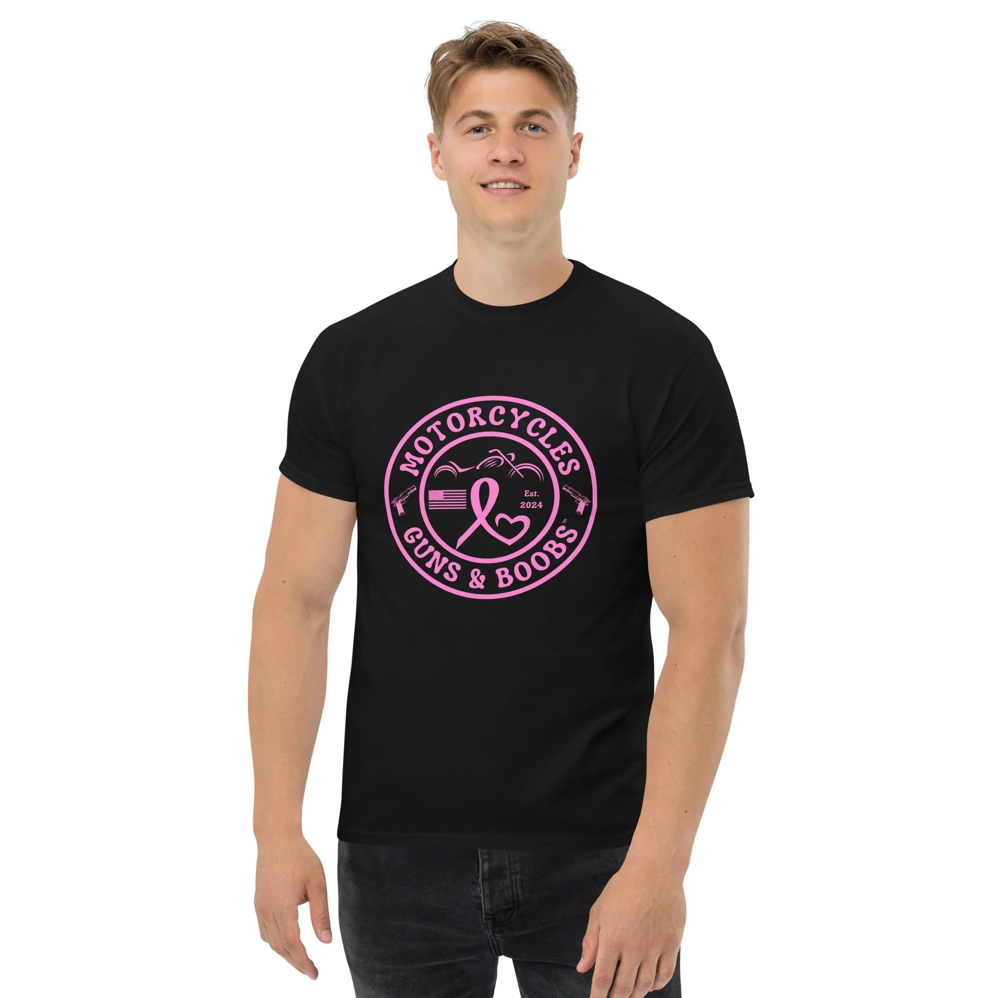 Motorcycles Guns & Boobs T-shirt - Unisex -MGW Clothing