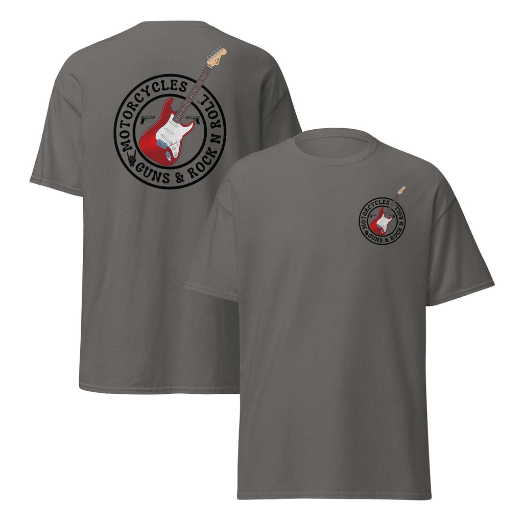 Motorcycles Guns And Rock N Roll T Shirt - MGW Clothing