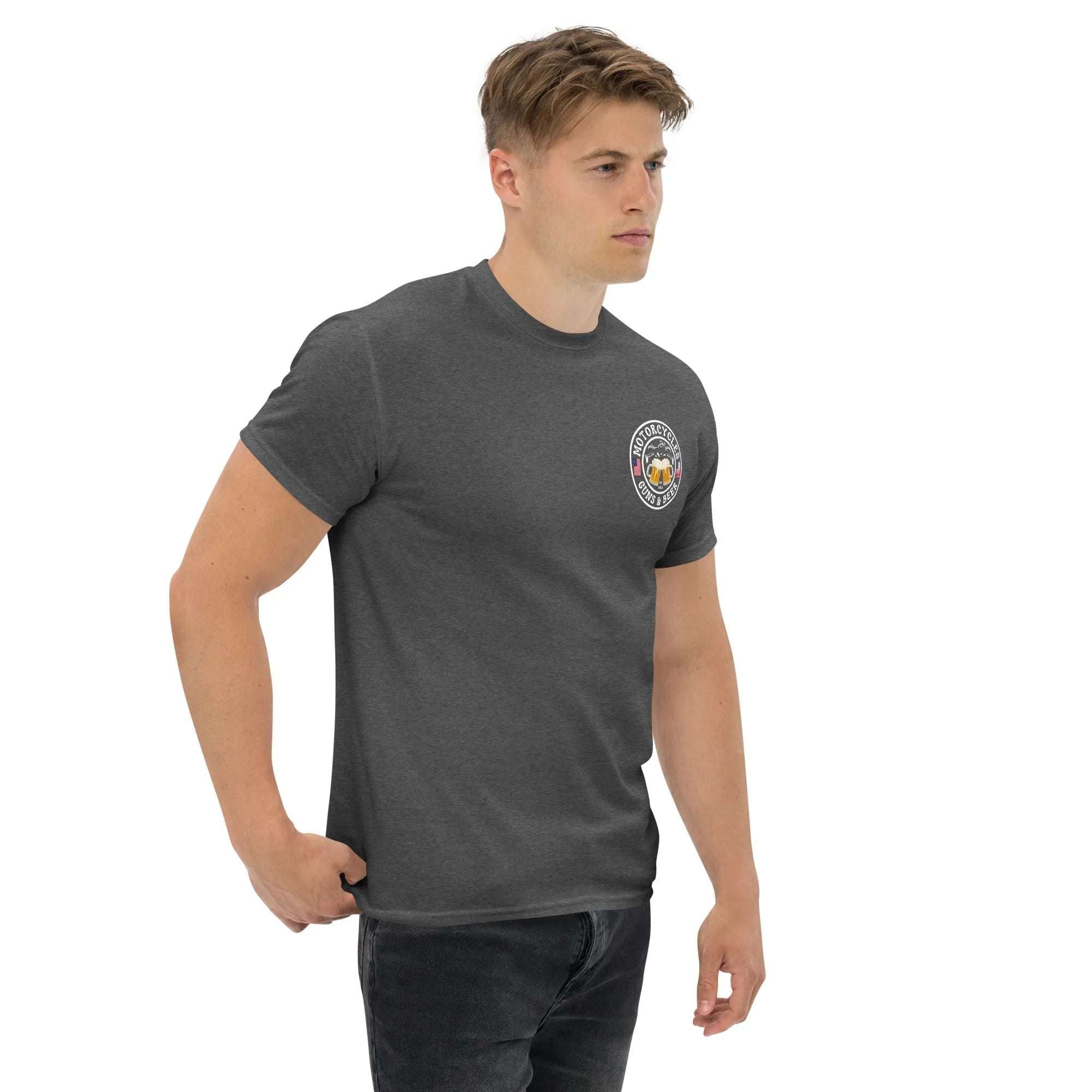 Motorcycles Guns & Beer T-shirt - Unisex -MGW Clothing