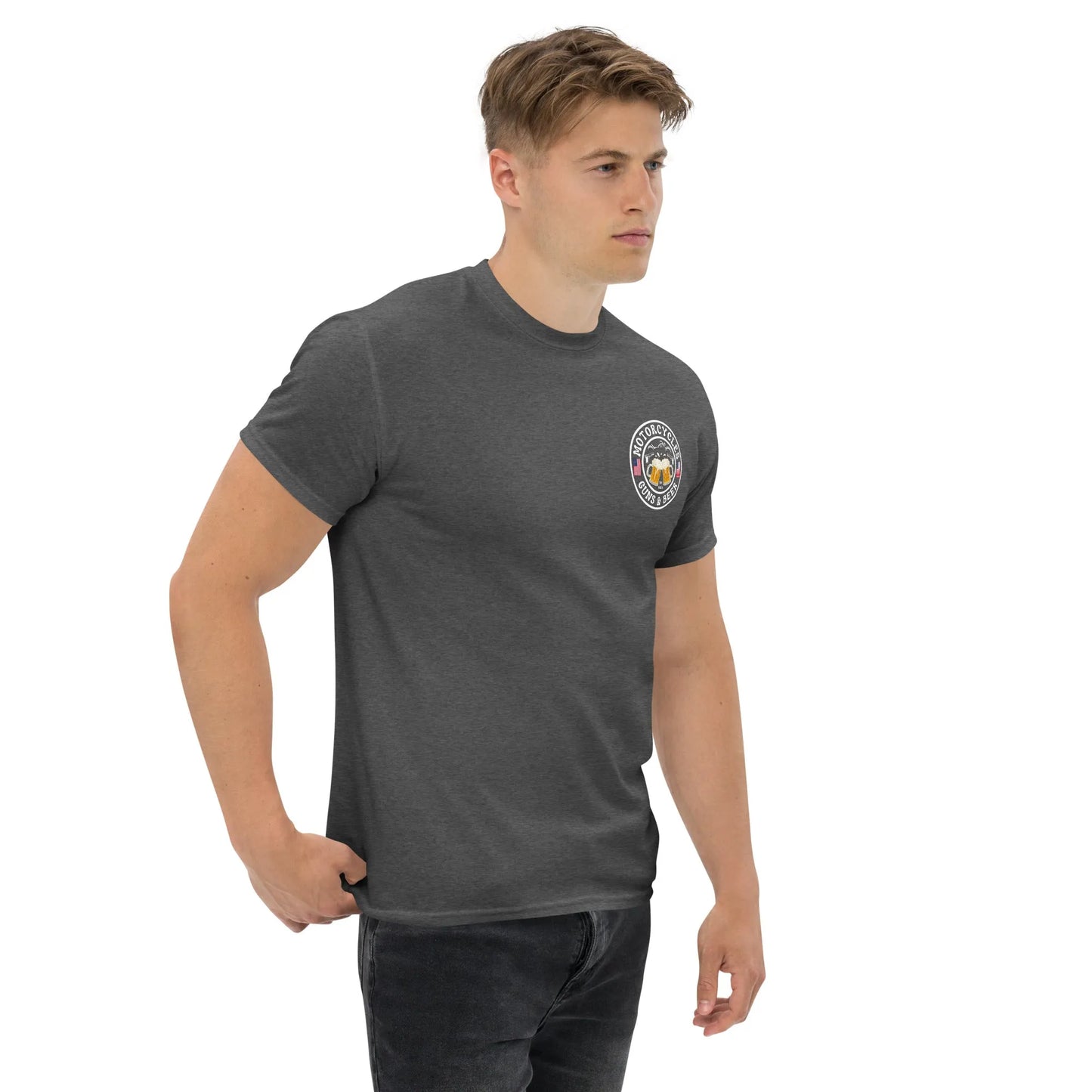 Motorcycles Guns & Beer T-shirt - Unisex - ShopMGW Clothing