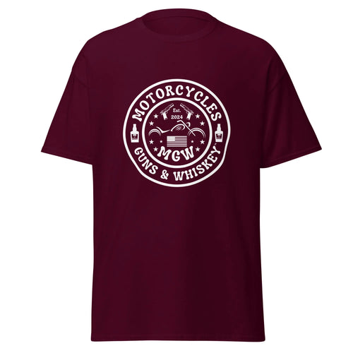 Motorcycles Guns & Whiskey T-shirt - Unisex -MGW Clothing