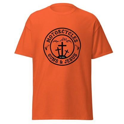 Motorcycles Guns & Jesus T-shirt - Unisex - ShopMGW Clothing