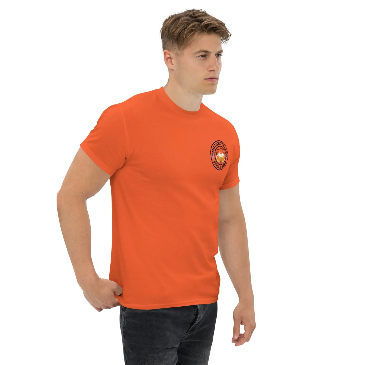 Motorcycles Guns & Beer T-shirt - Unisex - ShopMGW Clothing