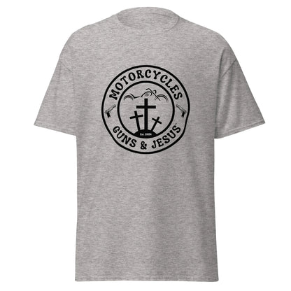 Motorcycles Guns & Jesus T-shirt - Unisex - ShopMGW Clothing