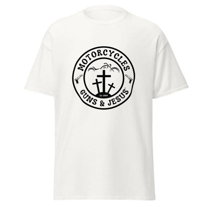 Motorcycles Guns & Jesus T-shirt - Unisex - ShopMGW Clothing