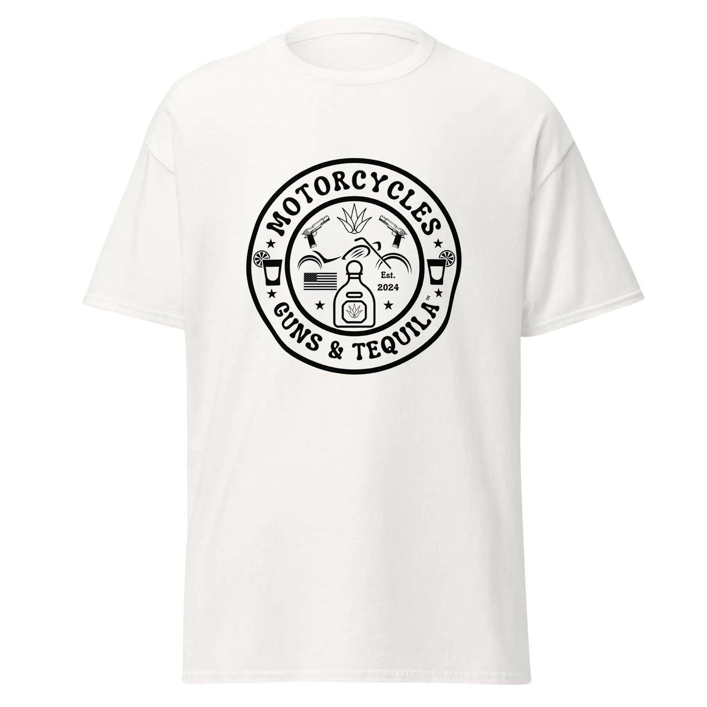 Motorcycles Guns & Tequila T-shirt - Unisex - ShopMGW Clothing