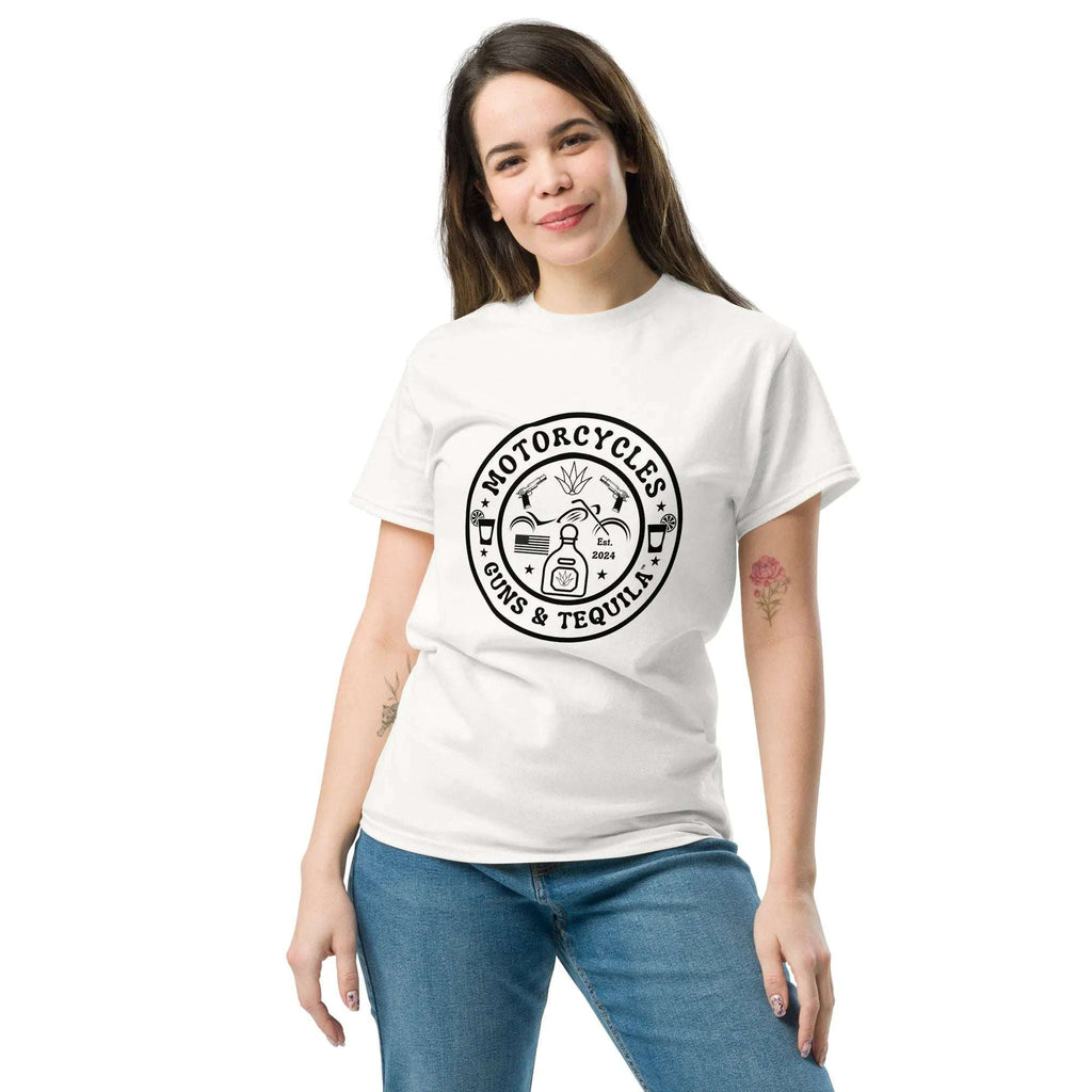 Motorcycles Guns & Tequila T-shirt - Unisex -MGW Clothing