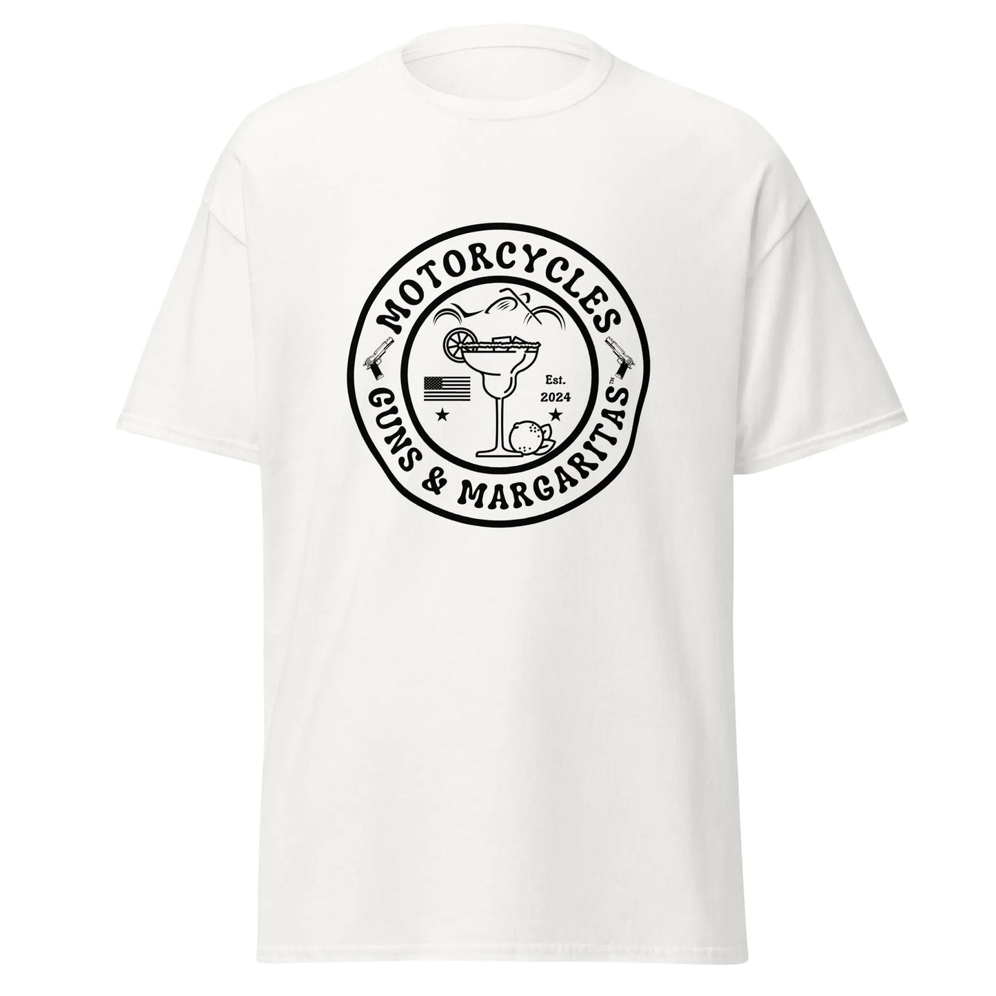 Motorcycles Guns & Margaritas T-shirt - Unisex - ShopMGW Clothing
