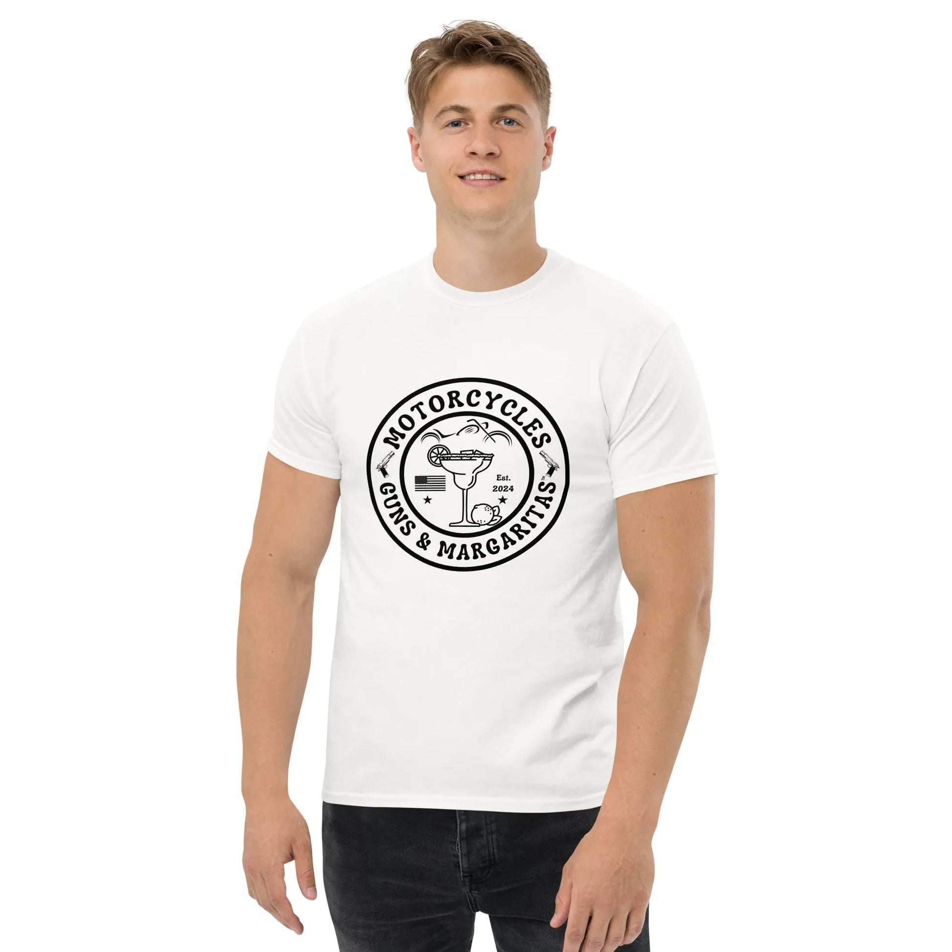 Motorcycles Guns & Margaritas T-shirt - Unisex - ShopMGW Clothing