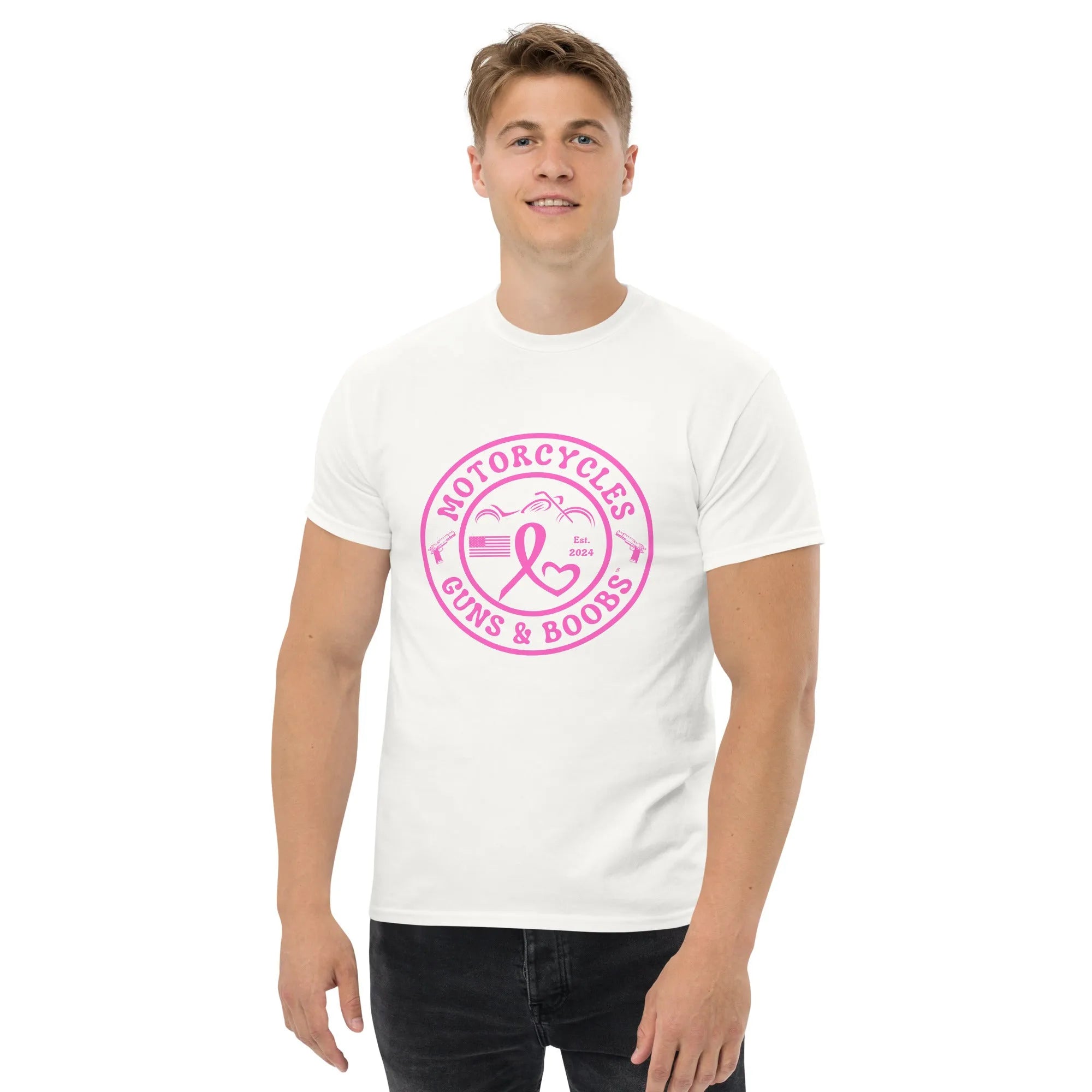 Motorcycles Guns & Boobs T-shirt - Unisex -MGW Clothing