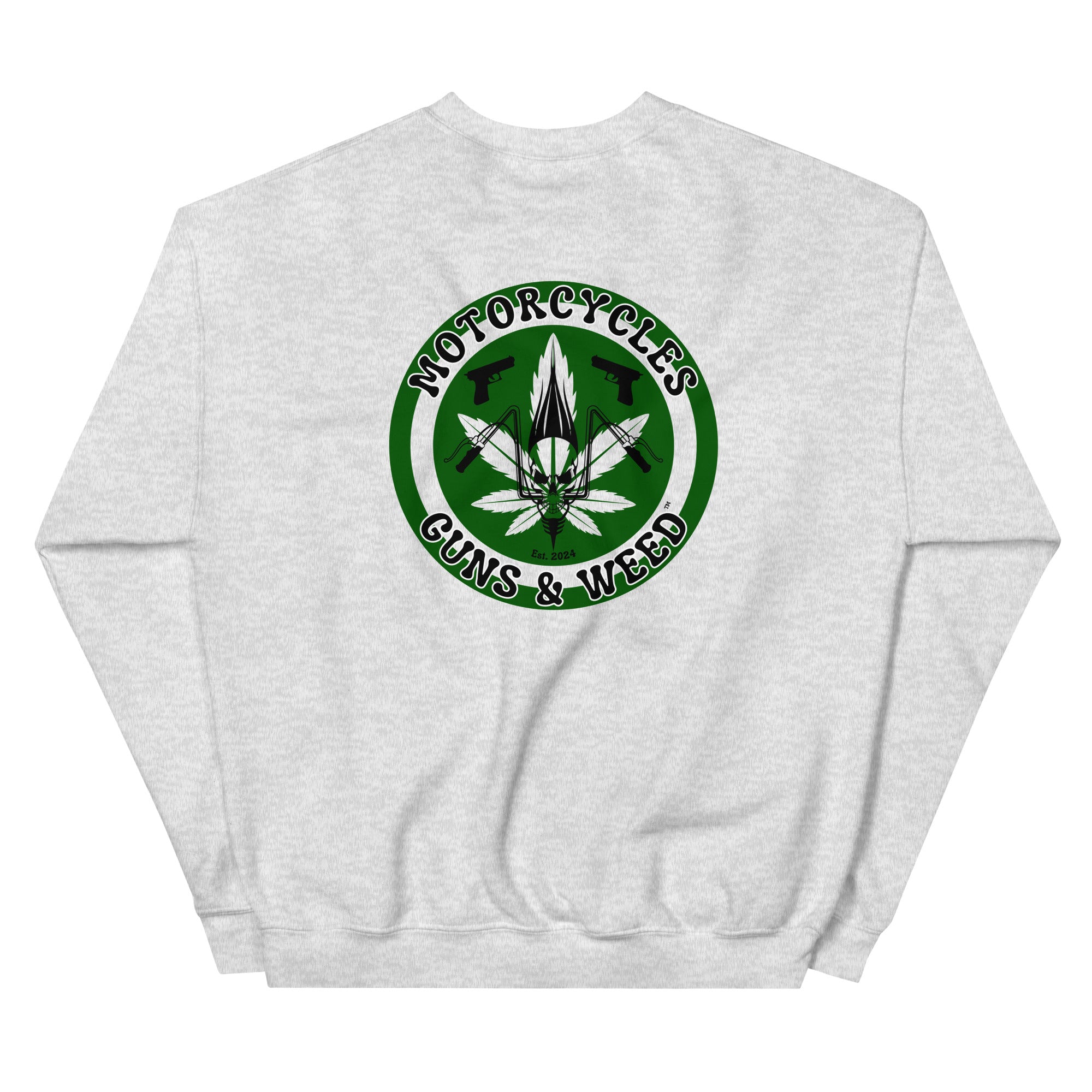 Motorcycles Guns And Weed Sweatshirt-MGW Clothing