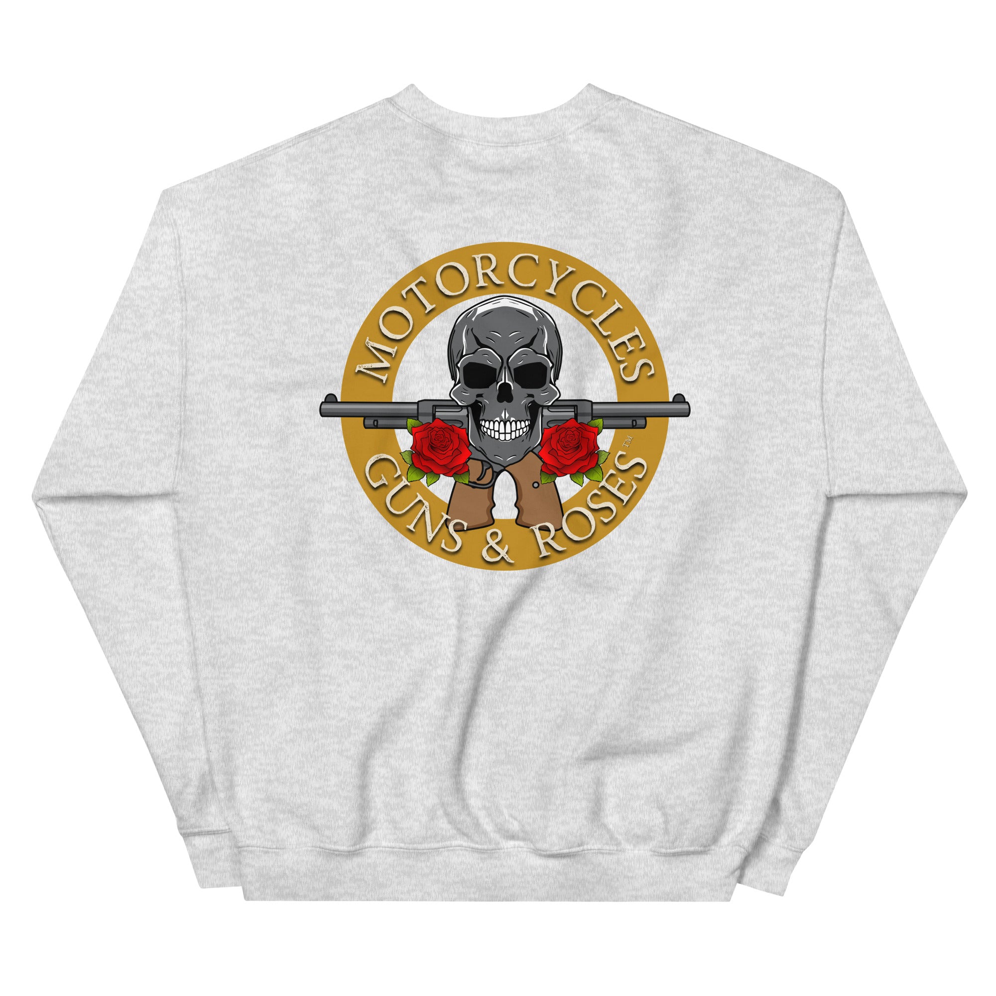 Motorcycles Guns And Roses Sweatshirt-MGW Clothing
