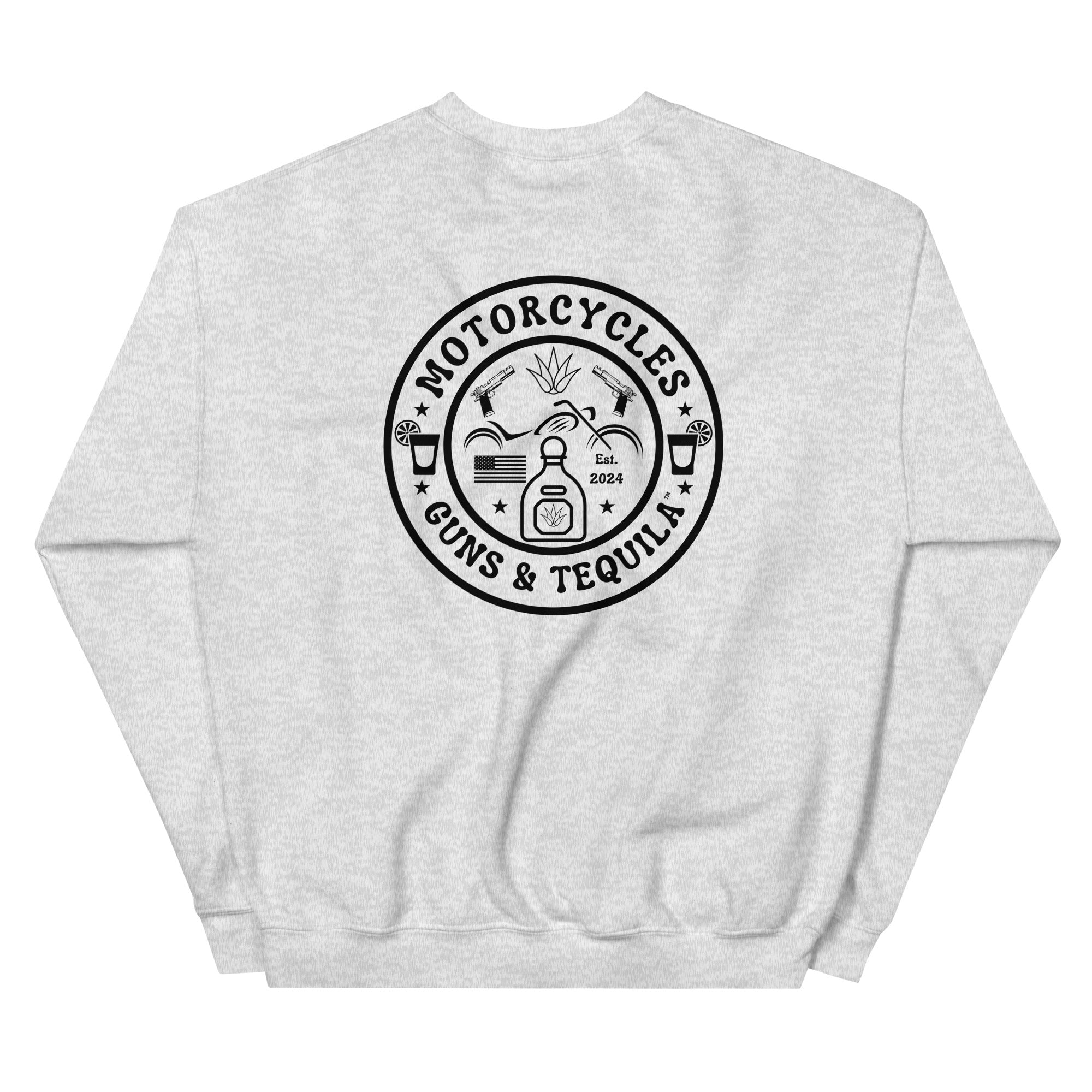 Motorcycles Guns And Tequila Sweatshirt - MGW Clothing