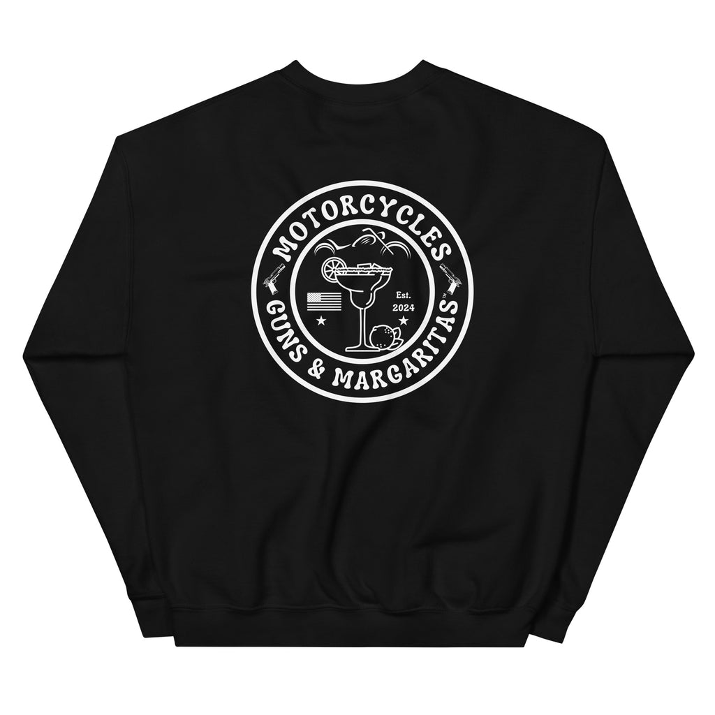 Motorcycles Guns And Margaritas Sweatshirt-MGW Clothing