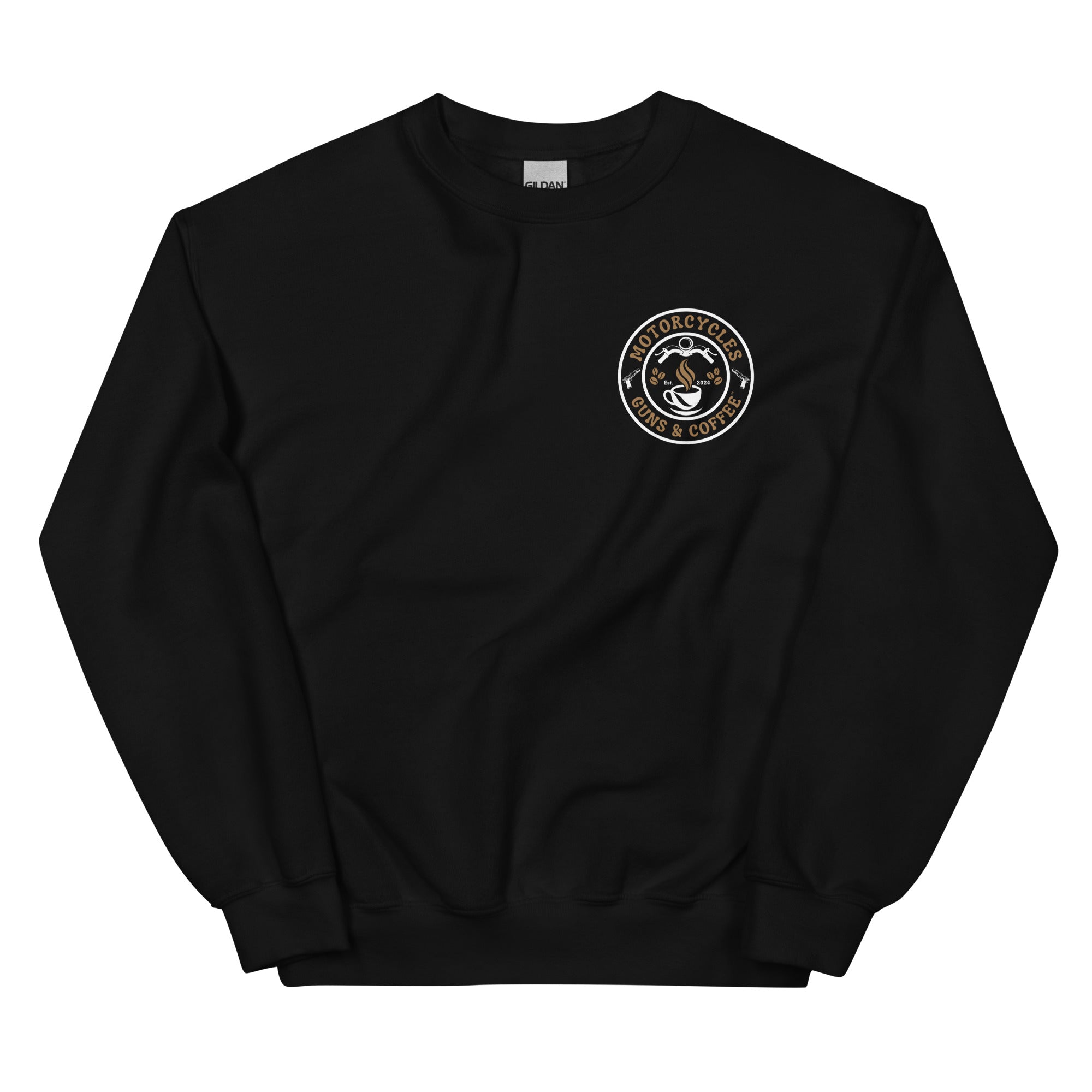 Motorcycles Guns And Coffee Sweatshirt-MGW Clothing