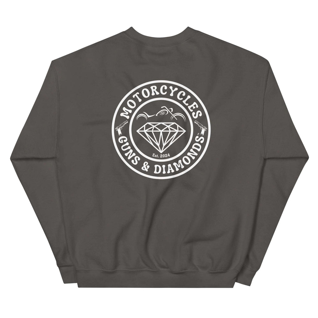 Motorcycles Guns And Diamonds Sweatshirt - MGW Clothing