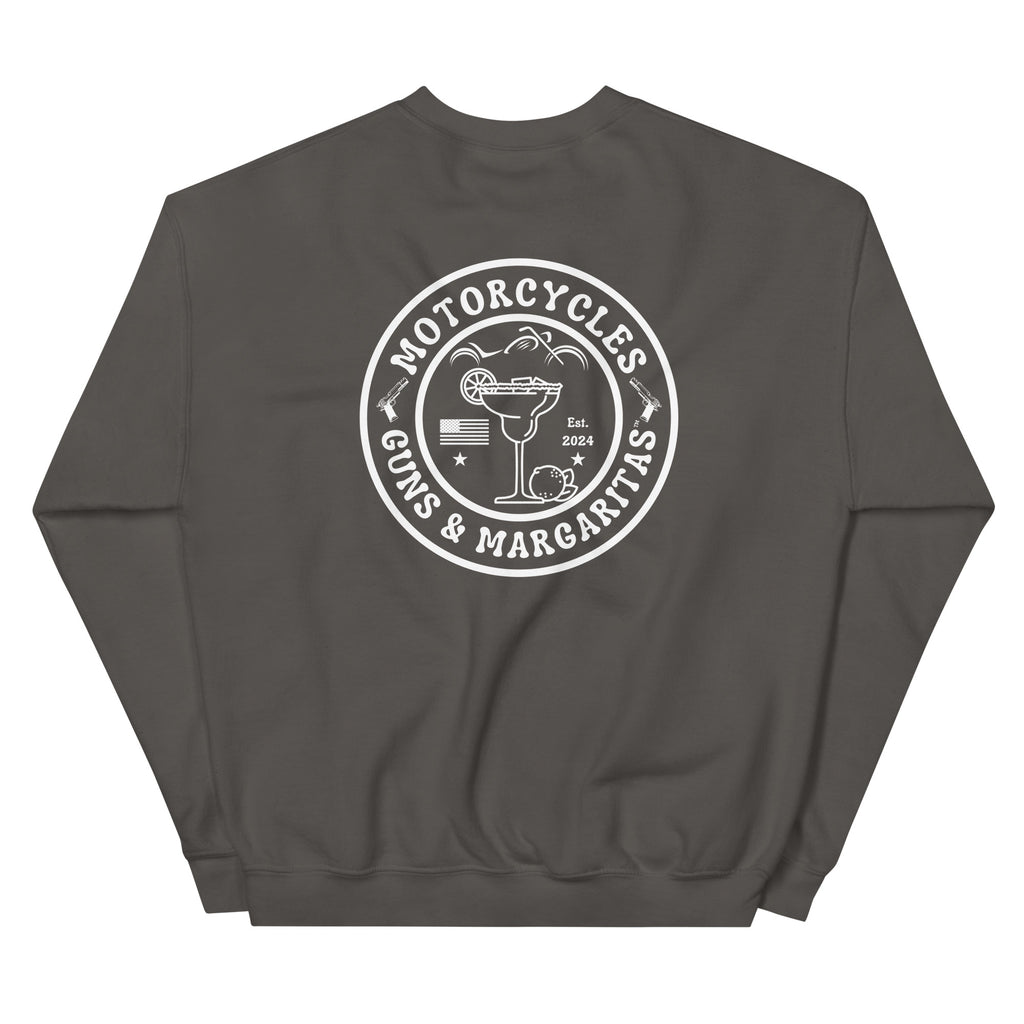 Motorcycles Guns And Margaritas Sweatshirt-MGW Clothing